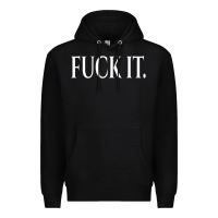 Black F It Period Dot Premium Hoodie - trangStudio