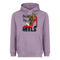 Lavender deck the heels Christmas Heavyweight Hoodie - BarkalooDesign
