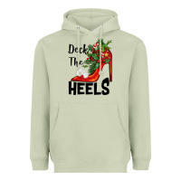 Matcha deck the heels Christmas Heavyweight Hoodie - BarkalooDesign
