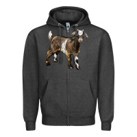 Charcoal Heather Baby Tennessee Fainting Goat Zipper Hoodie - LillyAllenDesigns
