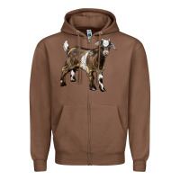 Chestnut Baby Tennessee Fainting Goat Zipper Hoodie - LillyAllenDesigns