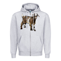 Heather Grey Baby Tennessee Fainting Goat Zipper Hoodie - LillyAllenDesigns