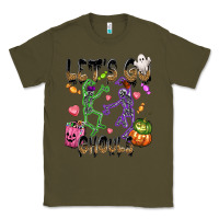Army Green Let's go ghouls Classic Tee - NancyCooperArtShop