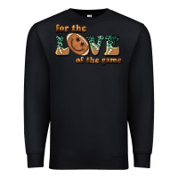 Black for the love  of the game Premium Sweatshirt - BarkalooDesign
