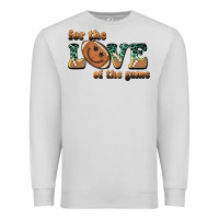 Dove Grey for the love  of the game Premium Sweatshirt - BarkalooDesign