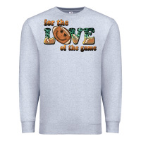 Heather Grey for the love  of the game Premium Sweatshirt - BarkalooDesign