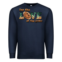 Navy for the love  of the game Premium Sweatshirt - BarkalooDesign