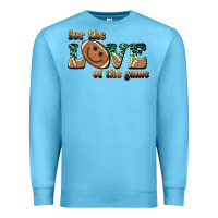 Ocean Blue for the love  of the game Premium Sweatshirt - BarkalooDesign