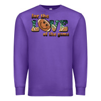 Purple for the love  of the game Premium Sweatshirt - BarkalooDesign