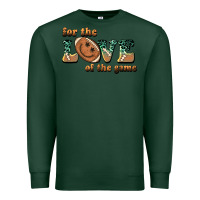 Sports Green for the love  of the game Premium Sweatshirt - BarkalooDesign