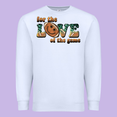 For The Love  Of The Game Premium Sweatshirt Designed By Barkaloodesign