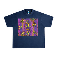 Navy mardi gras fleur de lis Urban Heavy Tee - RanaPortraitStore