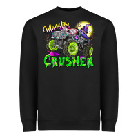 Black Monster Crusher Heavyweight Sweatshirt - CowhideDigitalArt