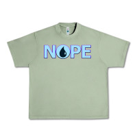 Oil Green NOPE  Blue Magic  Island Mana Symbol Urban Heavy Tee - trangStudio