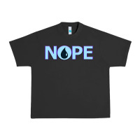 Pigment Black NOPE  Blue Magic  Island Mana Symbol Urban Heavy Tee - trangStudio