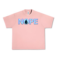 Salmon NOPE  Blue Magic  Island Mana Symbol Urban Heavy Tee - trangStudio