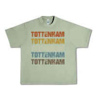 Oil Green Retro Vintage Tottenham London Urban Heavy Tee - trangStudio