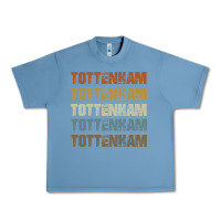 Pebble Blue Retro Vintage Tottenham London Urban Heavy Tee - trangStudio