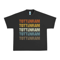 Pigment Black Retro Vintage Tottenham London Urban Heavy Tee - trangStudio