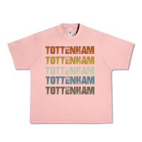 Salmon Retro Vintage Tottenham London Urban Heavy Tee - trangStudio
