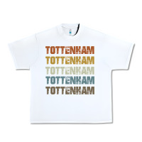 White Retro Vintage Tottenham London Urban Heavy Tee - trangStudio
