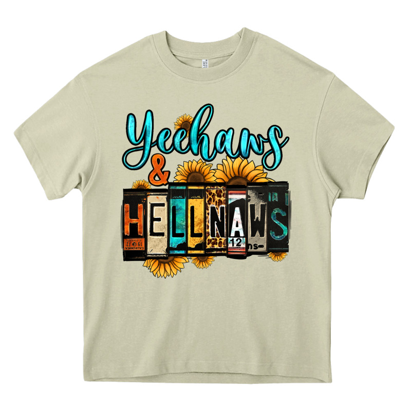 Yeehaws And Hellnaws Heavy Core Tee by Jasminsmagicworld | Teevron