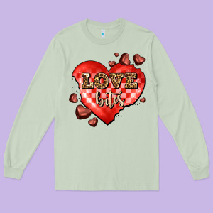 Love Bites Olivia Long Sleeve Tee Designed By Oliviacreatesart