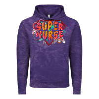 Cloud Purple super nurse Vintage Hoodie - CowGirlArtShop