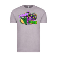 Vintage Zinc mardi gras heart Vintage Tee - CowGirlArtShop