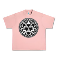 Salmon M.C. Escher Circle Limit IV Urban Heavy Tee - trangStudio