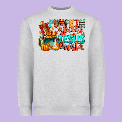 Pumpkin Pie Jesus Christ Heavyweight Sweatshirt Designed By Cowhidedigitalart