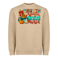 Mushroom Pumpkin pie Jesus Christ Heavyweight Sweatshirt - CowhideDigitalArt