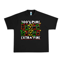Black 100 pure brown sugar extra fine Urban Heavy Tee - CowGirlArtShop