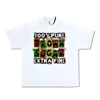 100 Pure Brown Sugar Extra Fine Urban Heavy Tee | Teevron