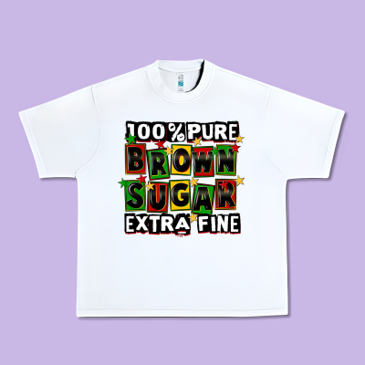 100 Pure Brown Sugar Extra Fine Urban Heavy Tee Designed By Cowgirlartshop