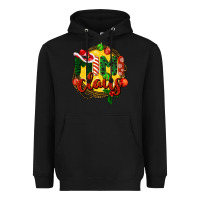 Black mimi claus christmas Heavyweight Hoodie - BarkalooDesign
