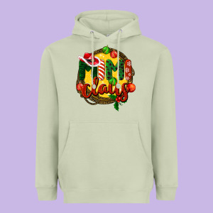 Mimi Claus Christmas Heavyweight Hoodie Designed By Barkaloodesign