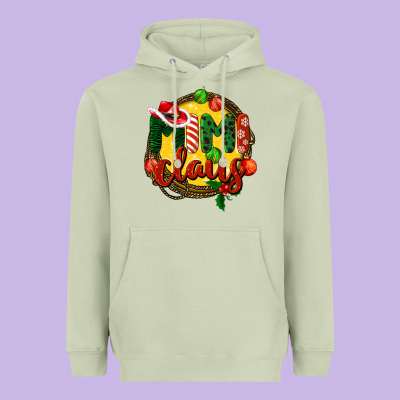 Mimi Claus Christmas Heavyweight Hoodie Designed By Barkaloodesign