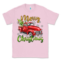Bubblegum Pink Merry Christmas truck Classic Tee - texasbilliewilder