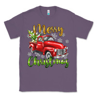 Lavender Merry Christmas truck Classic Tee - texasbilliewilder