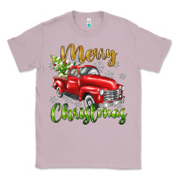 Lilac Merry Christmas truck Classic Tee - texasbilliewilder