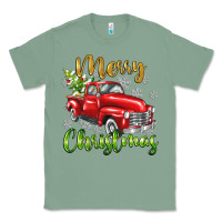 Sage Merry Christmas truck Classic Tee - texasbilliewilder
