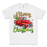White Merry Christmas truck Classic Tee - texasbilliewilder