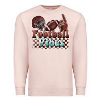 Pale Pink football vibes Premium Sweatshirt - BarkalooDesign