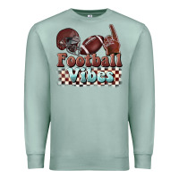 Seafoam football vibes Premium Sweatshirt - BarkalooDesign