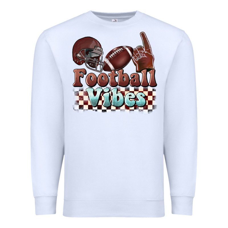 Football Vibes Premium Sweatshirt by BarkalooDesign | Teevron