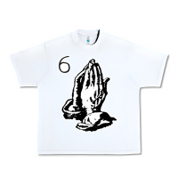White 6IX GOD gift Urban Heavy Tee - trangStudio