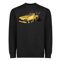 Black Asphalt Paver Heavyweight Sweatshirt - LillyAllenDesigns
