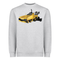 Heather Grey Asphalt Paver Heavyweight Sweatshirt - LillyAllenDesigns