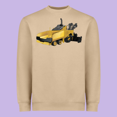 Asphalt Paver Heavyweight Sweatshirt Designed By Lillyallendesigns